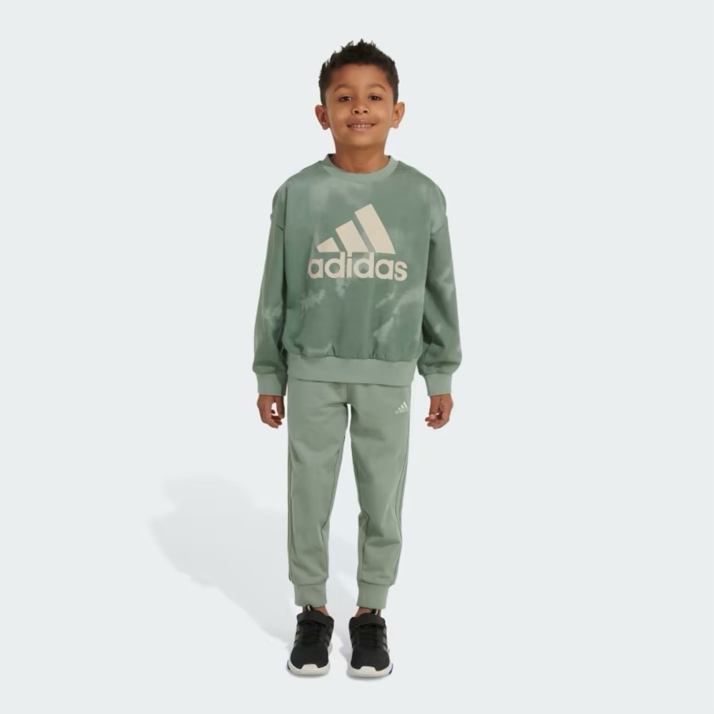 NWT Adidas Kids Green Tracksuit Bottoms